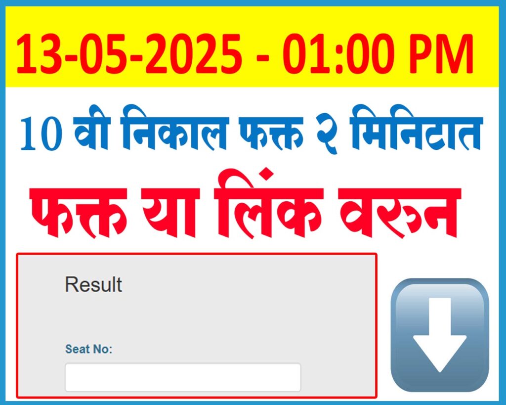 SSC Result 2025 Maharashtra Board